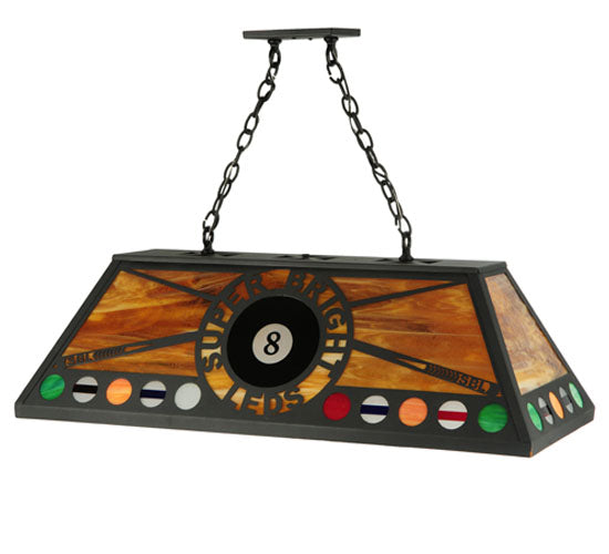 39" Long 8 Ball Personalized Super Bright LEDs Oblong Pendant