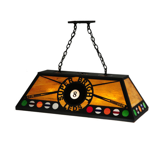 39" Long 8 Ball Personalized Super Bright LEDs Oblong Pendant