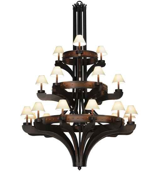 62"W Castilla 3 Tier Chandelier