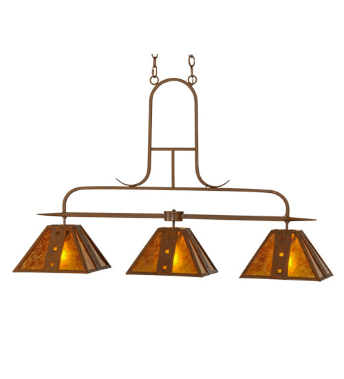 48" Long Hanford 3 Light Island Pendant