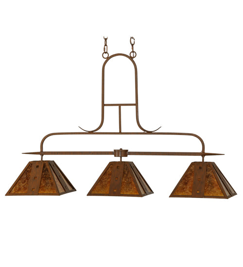 48" Long Hanford 3 Light Island Pendant