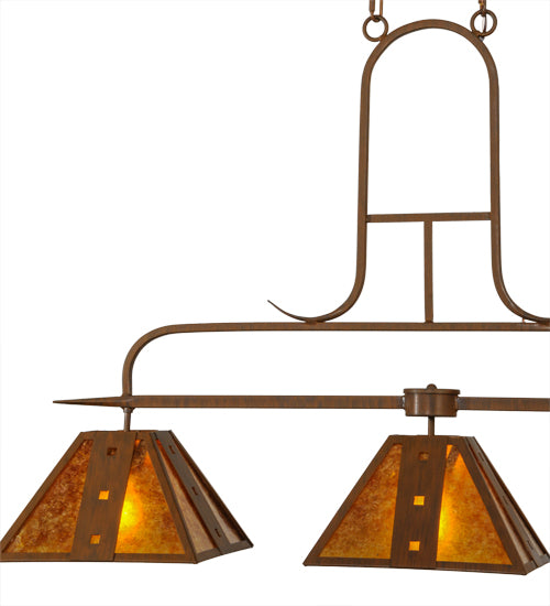 48" Long Hanford 3 Light Island Pendant