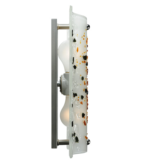 11.5"W Metro Fusion Ice Age Wall Sconce