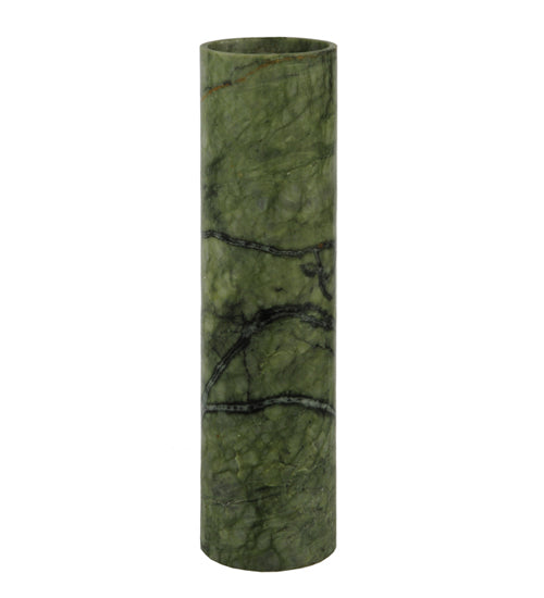 4"W X 15.75"H Cylinder Jadestone Green Flat Top Candle Cover