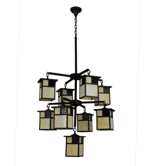 32"W Hyde Park T Mission 9 Lt Chandelier