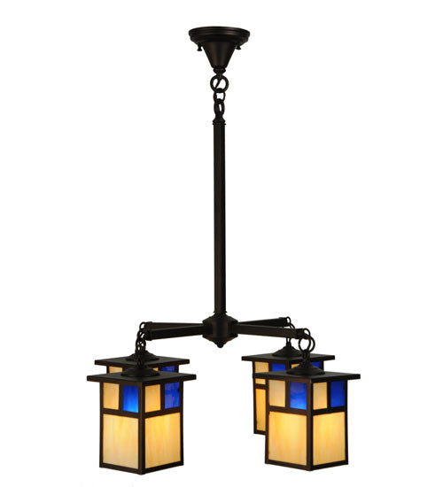 25"W Hyde Park T Mission 4 Lt Chandelier