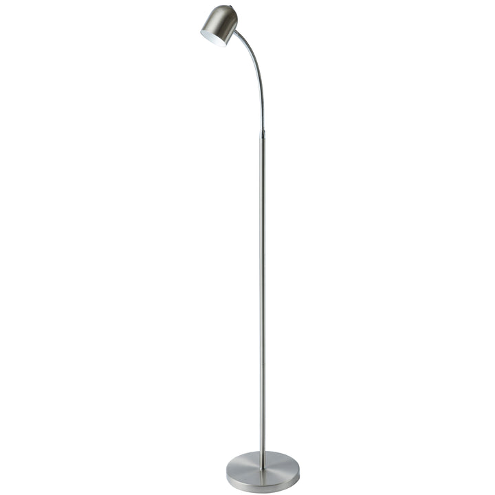 Dainolite 5 Watt LED Floor Lamp, Satin Black Finish