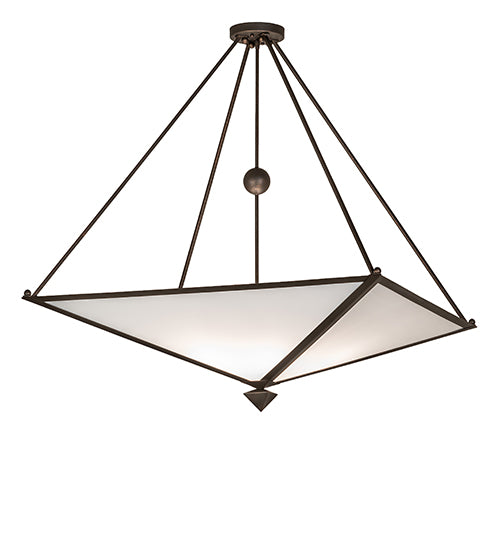 38" Square Veta Inverted Pendant