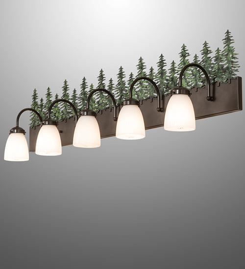 48" Wide Tall Pines 5 Light Vanity