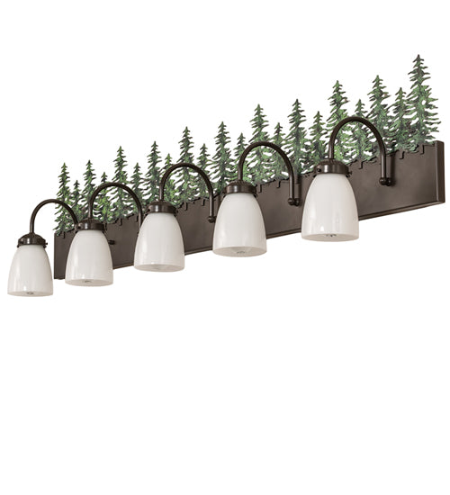 48" Wide Tall Pines 5 Light Vanity