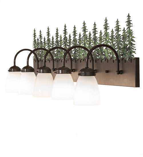 48" Wide Tall Pines 5 Light Vanity