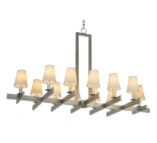 48" Long Dante 12 Light Chandelier