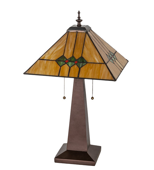 24" High Martini Mission Table Lamp