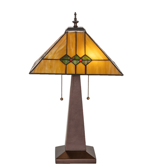 24" High Martini Mission Table Lamp