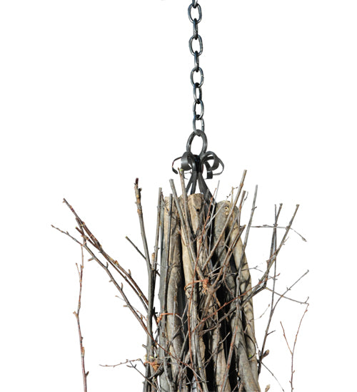 132" Wide Twigs 12 Light Chandelier