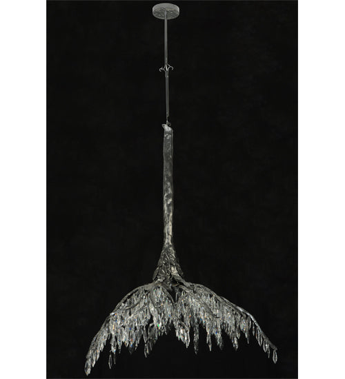 38" Long Winter At Stillwater Crystal Chandelier