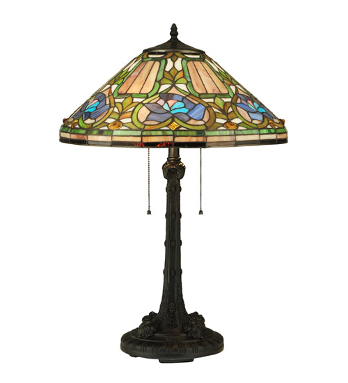 26.5"H Tiffany Floral Table Lamp