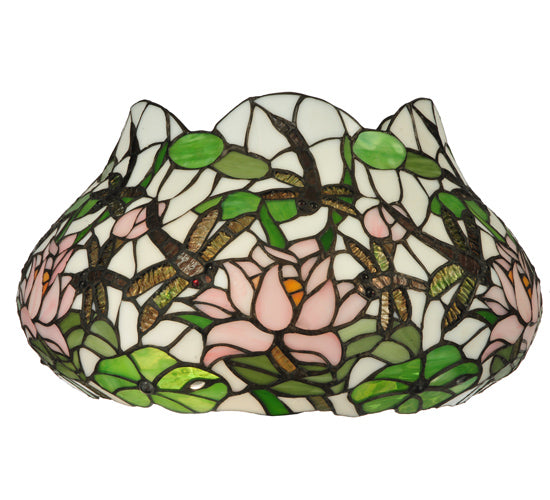 22.5"H Dragonfly Flower Table Lamp