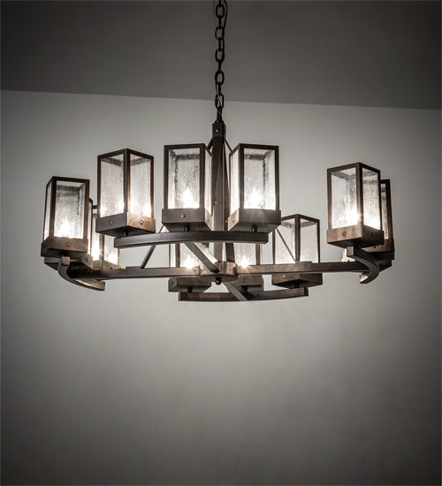 36" Wide Parker Henry 12 Light Chandelier