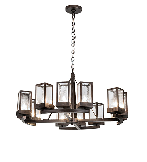 36" Wide Parker Henry 12 Light Chandelier