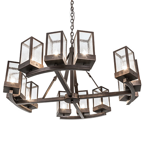 36" Wide Parker Henry 12 Light Chandelier