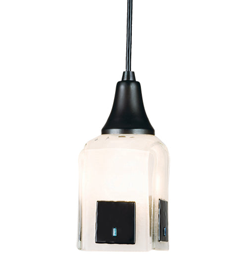 4"Sq Metro Fusion Casual Affair Mini Pendant