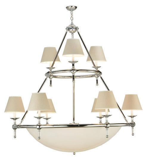 60"W Messina 2 Tier Chandelier