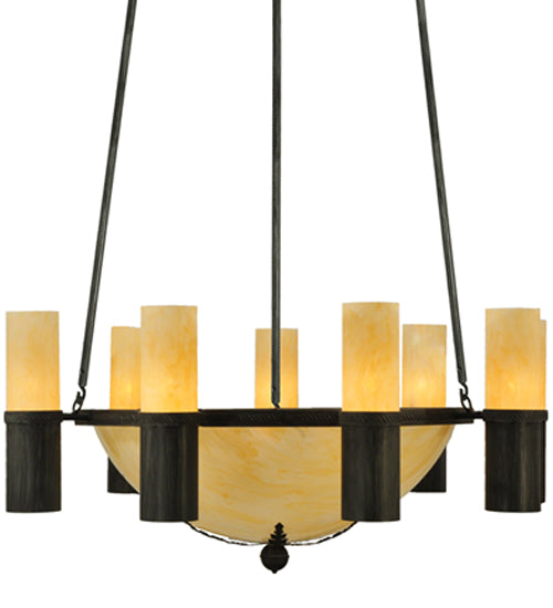 61" Wide Bella Sala 9 Arm Chandelier