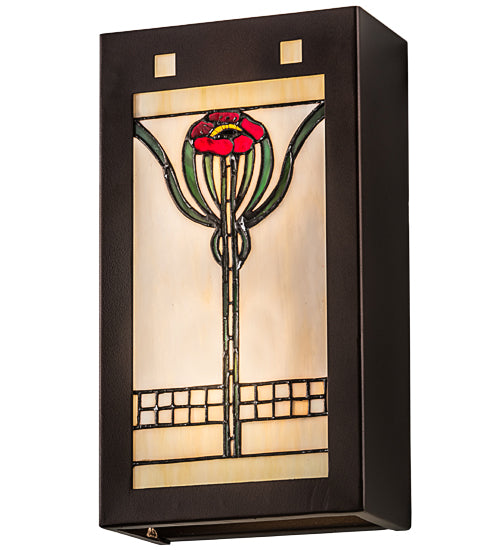 7.5"W Parker Poppy Wall Sconce