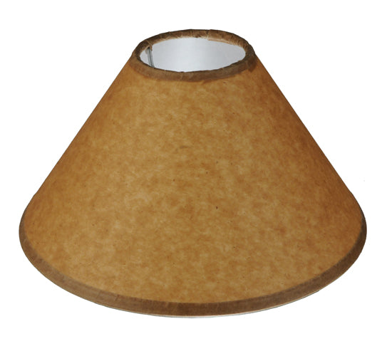 8"W X 4.25"H Taos Brown Parchment Shade