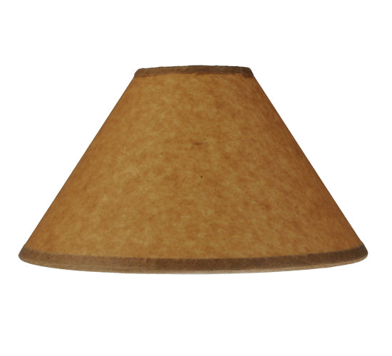 8"W X 4.25"H Taos Brown Parchment Shade