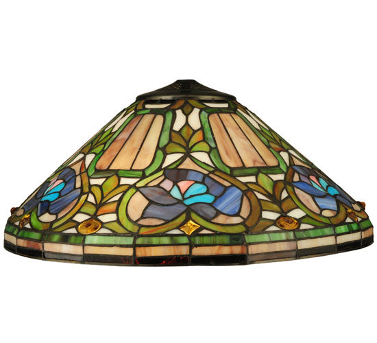 26.5"H Tiffany Floral Table Lamp