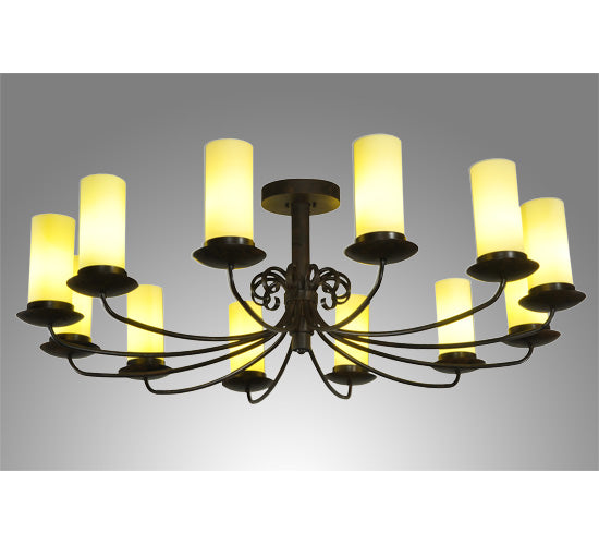 54" Wide Atria 12 Light Chandelier