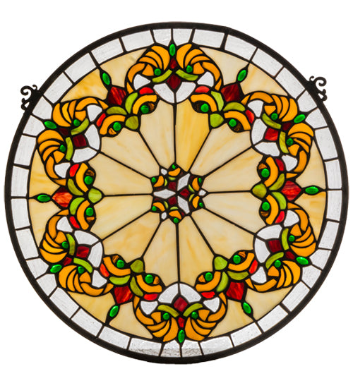 18"W X 18"H Middleton Stained Glass Window