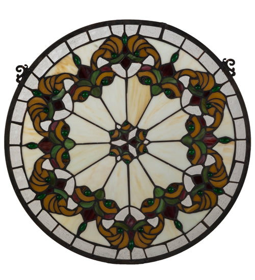 18"W X 18"H Middleton Stained Glass Window