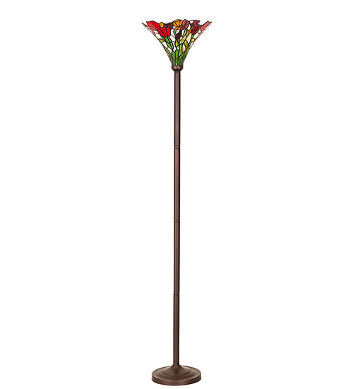 70" High Tulip Torchiere