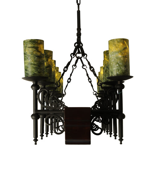 60"L Tudor Jadestone LED Chandelier