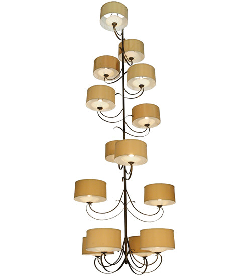 60"W Sequoia 14 Arm Chandelier