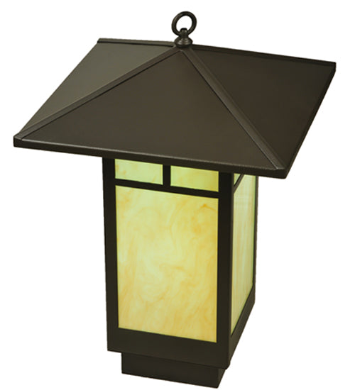 16"Sq Seneca T Mission LED Lantern Pendant