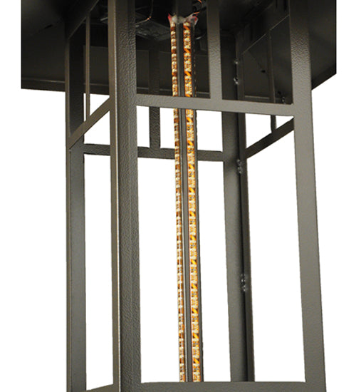 16"Sq Seneca T Mission LED Lantern Pendant