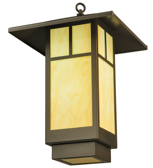 16"Sq Seneca T Mission LED Lantern Pendant