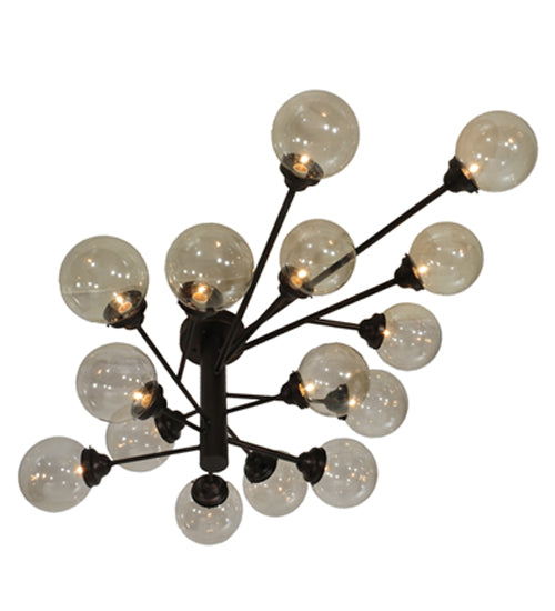 64"L Galaxy 15 Lt Oblong Chandelier