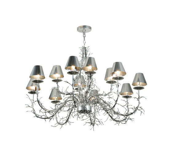 48"W Twigs 12 Lt Chandelier