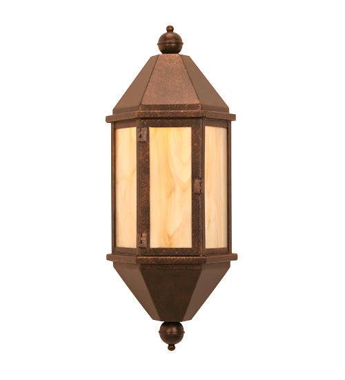 10" Wide Plaza Lantern Wall Sconce