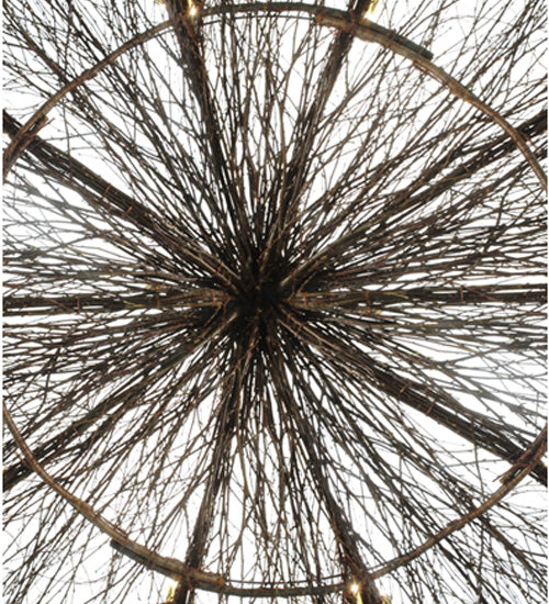 100" Wide Twigs 10 Light Chandelier