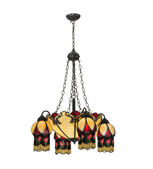 29"W Isabella 4 Arm Chandelier