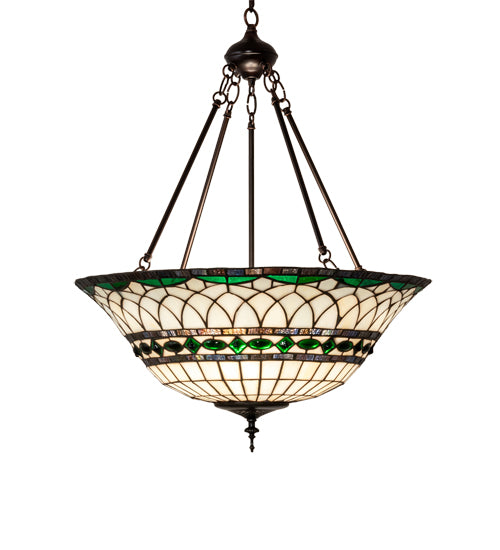 24" Wide Tiffany Roman Inverted Pendant