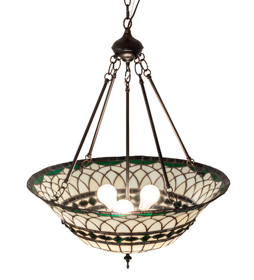 24" Wide Tiffany Roman Inverted Pendant