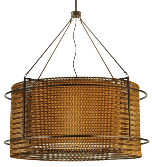 47" Wide Maille Drum Pendant