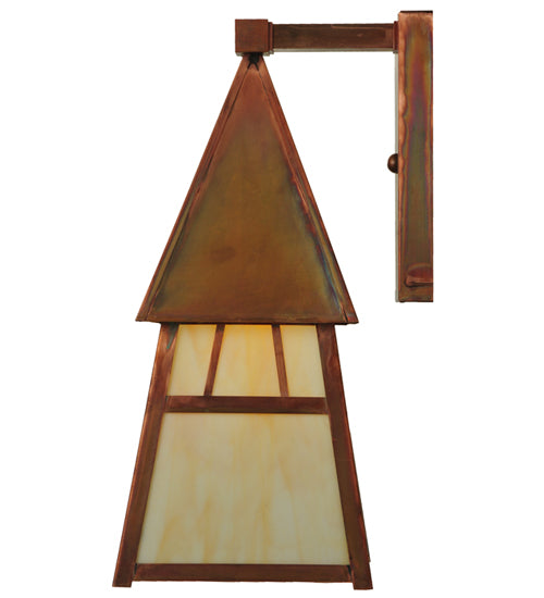 7.40"Sq Stillwater Double Bar Mission Wall Sconce